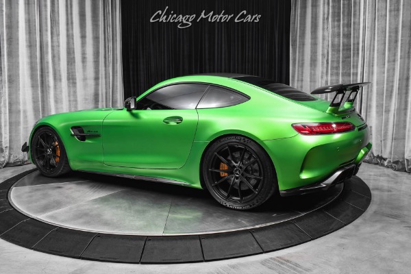 Used 2018 Mercedes-Benz AMG GT R Green Hell Magno Matte Tons of Carbon Fiber Full PPF CCBs Just Serviced for sale Sold at Chicago Motor Cars in West Chicago IL 60185 3