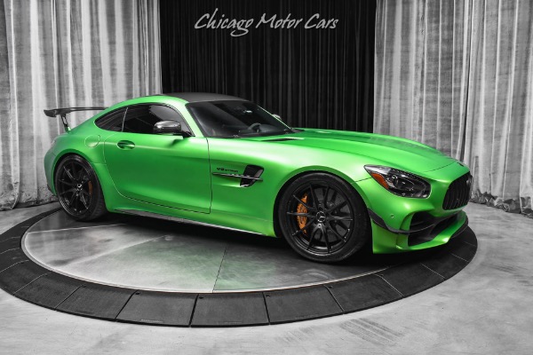 Used 2018 Mercedes-Benz AMG GT R Green Hell Magno Matte Tons of Carbon Fiber Full PPF CCBs Just Serviced for sale Sold at Chicago Motor Cars in West Chicago IL 60185 6