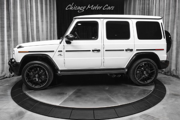 Used 2026 Mercedes-Benz G63 AMG 4Matic Night Package Manufaktur Moonlight White Metallic Only 17 Miles! for sale Sold at Chicago Motor Cars in West Chicago IL 60185 1