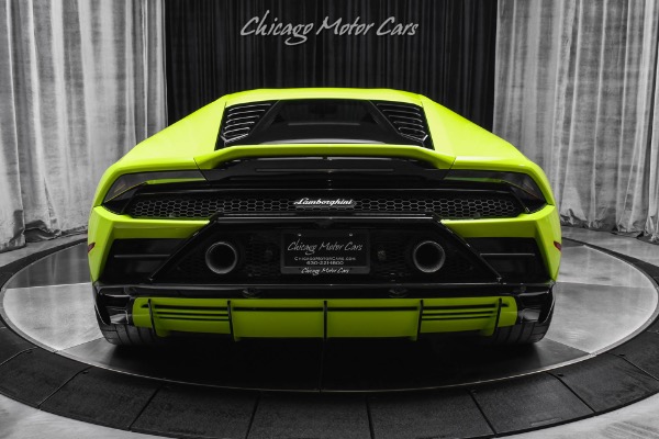 Used 2020 Lamborghini Huracan EVO AWD Rare Verde Scandal LOADED $343K+ MSRP Forged Carbon Trim Lift for sale Sold at Chicago Motor Cars in West Chicago IL 60185 4