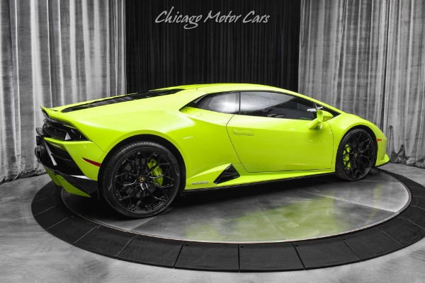 Used 2020 Lamborghini Huracan EVO AWD Rare Verde Scandal LOADED $343K+ MSRP Forged Carbon Trim Lift for sale Sold at Chicago Motor Cars in West Chicago IL 60185 5