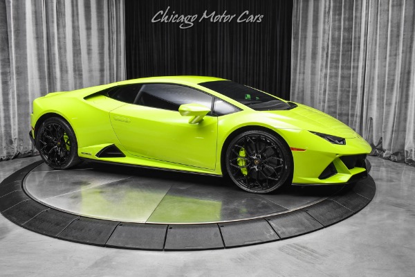 Used 2020 Lamborghini Huracan EVO AWD Rare Verde Scandal LOADED $343K+ MSRP Forged Carbon Trim Lift for sale Sold at Chicago Motor Cars in West Chicago IL 60185 6