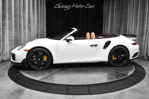 Used 2019 Porsche 911 Turbo S Cabriolet 15k Miles Front Axle Lifter PCCBS Sport Classic Wheels LOADED for sale $182,800 at Chicago Motor Cars in West Chicago IL