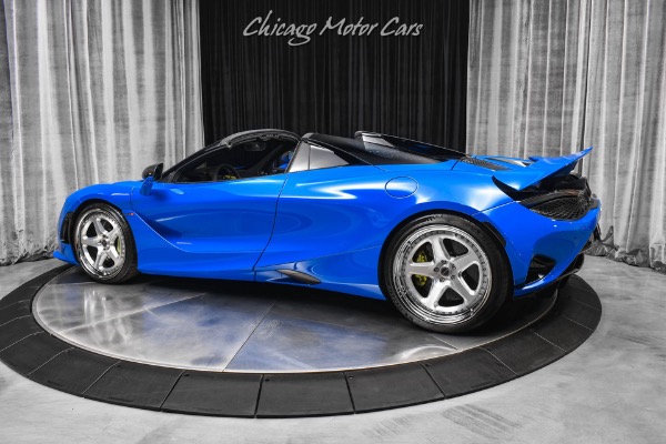 Used 2024 McLaren 750S Spider MSRP $427k+ Performance Interior MSO Paris Blue Ext Carbon Fiber Pack PPF for sale Sold at Chicago Motor Cars in West Chicago IL 60185 3