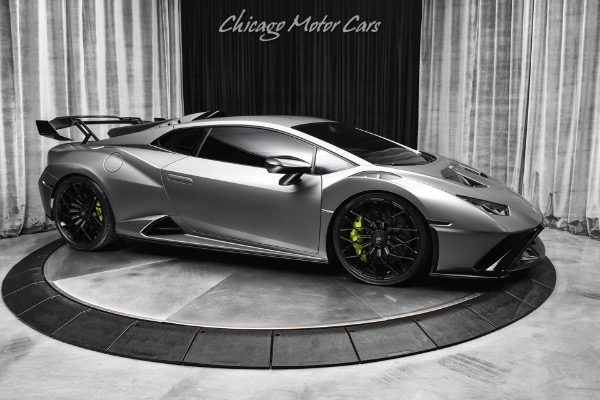 Used 2023 Lamborghini Huracan STO Axle Lifter! Lamborghini Telemetry! Contrast Pack! Sportivo! Full PPF for sale Sold at Chicago Motor Cars in West Chicago IL 60185 6