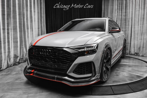 Used 2023 Audi RS Q8 4.0T Quattro Black Optic Exec & Lux Pkgs Tons of Carbon Fiber Serviced for sale Sold at Chicago Motor Cars in West Chicago IL 60185 2