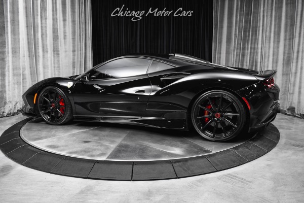Used 2021 Ferrari F8 Tributo Coupe Vossen Wheels Novitec Carbon Fiber Upgraded Exhaust Full PPF Lift for sale $469,800 at Chicago Motor Cars in West Chicago IL 60185 3