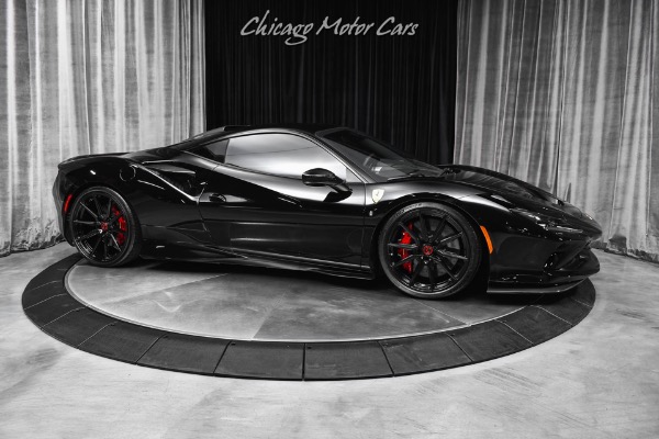Used 2021 Ferrari F8 Tributo Coupe Vossen Wheels Novitec Carbon Fiber Upgraded Exhaust Full PPF Lift for sale $469,800 at Chicago Motor Cars in West Chicago IL 60185 6