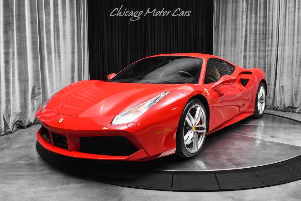 Used 2018 Ferrari 488 GTB Coupe Axle Lifter Carbon Fiber Driver Zone + LEDS AFS Full Electric Seats for sale Sold at Chicago Motor Cars in West Chicago IL 60185 2