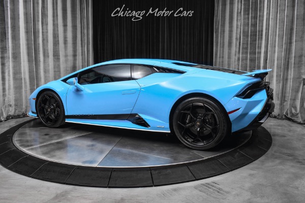 Used 2024 Lamborghini Huracan Tecnica Coupe Rare Blu Cepheus Loaded $345k+ MSRP Full PPF Only 600 Miles for sale Sold at Chicago Motor Cars in West Chicago IL 60185 3