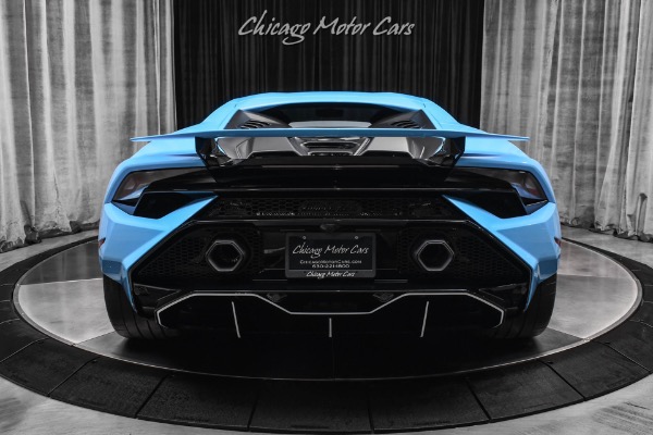 Used 2024 Lamborghini Huracan Tecnica Coupe Rare Blu Cepheus Loaded $345k+ MSRP Full PPF Only 600 Miles for sale Sold at Chicago Motor Cars in West Chicago IL 60185 4
