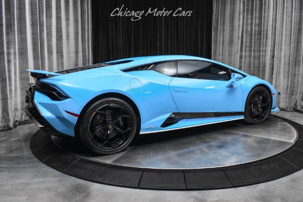 Used 2024 Lamborghini Huracan Tecnica Coupe Rare Blu Cepheus Loaded $345k+ MSRP Full PPF Only 600 Miles for sale Sold at Chicago Motor Cars in West Chicago IL 60185 5