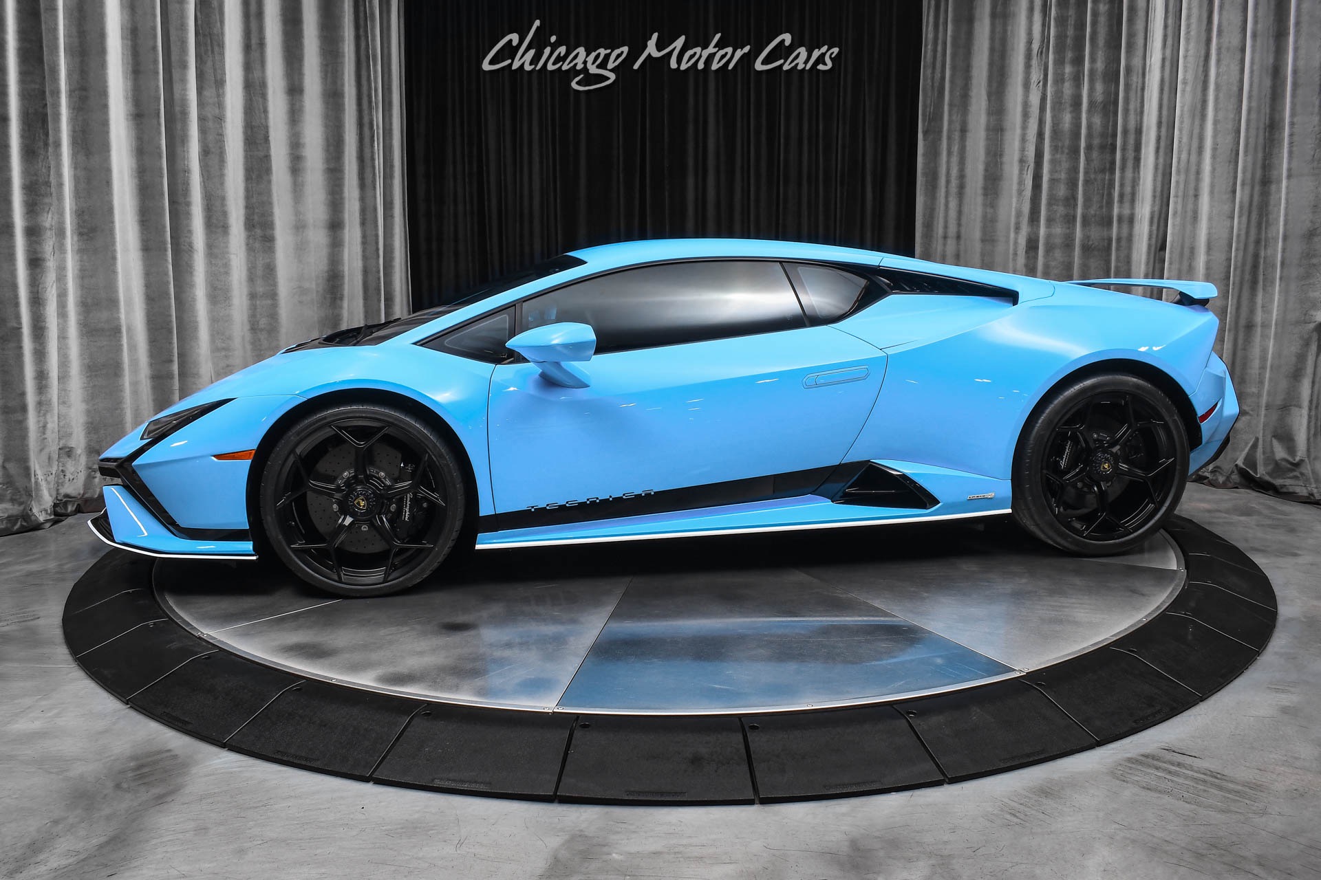 Used 2024 Lamborghini Huracan Tecnica Coupe Rare Blu Cepheus Loaded $345k+ MSRP Full PPF Only 600 Miles for sale Sold at Chicago Motor Cars in West Chicago IL 60185 1