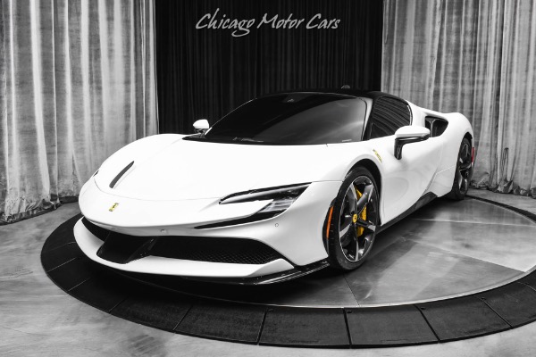 Used 2023 Ferrari SF90 Stradale Coupe Only 98 Miles Full PPF Serviced LOADED Carbon Fiber WARRANTY for sale Sold at Chicago Motor Cars in West Chicago IL 60185 2