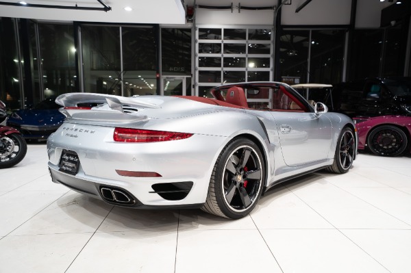 Used 2014 Porsche 911 Turbo Convertible Only 31k Miles Front PPF Sport Chrono Pkg Light Design Pkg for sale Sold at Chicago Motor Cars in West Chicago IL 60185 4
