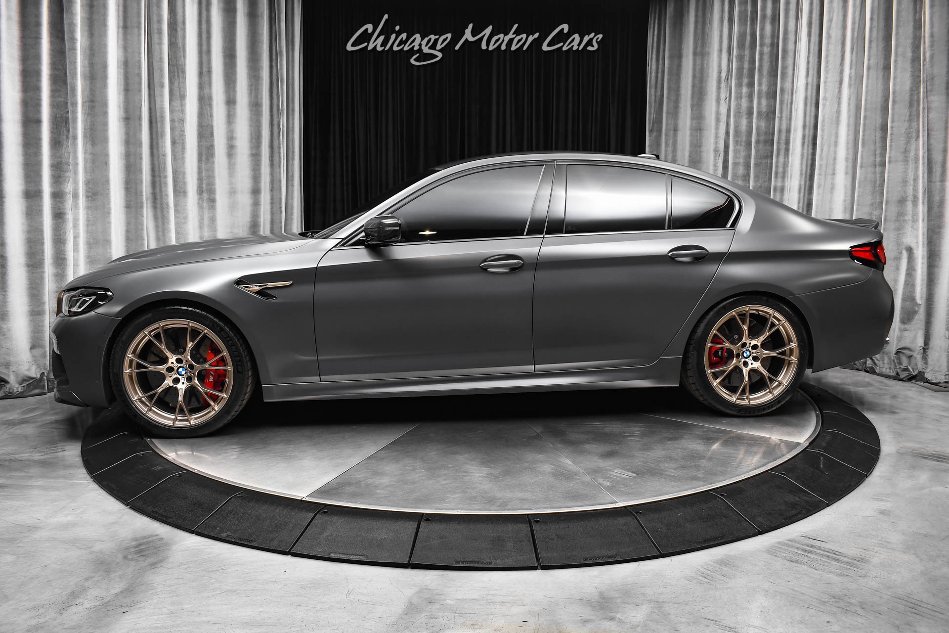 Used 2022 BMW M5 CS Frozen Brands Hatch Grey Metallic Tons of Carbon Fiber Harmon Kardon for sale Sold at Chicago Motor Cars in West Chicago IL 60185 1