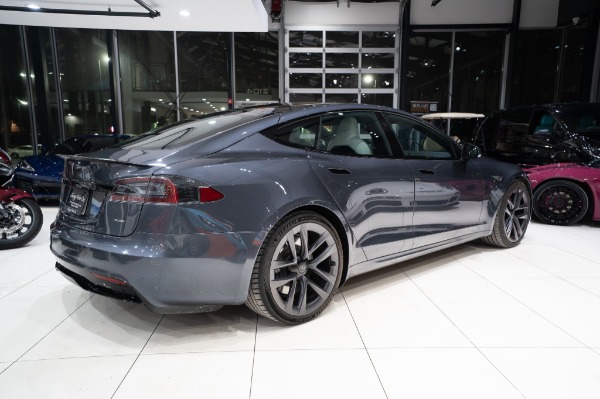 Used 2021 Tesla Model S Plaid 1020hp All Wheel Drive Low Miles Full Self Driving for sale Sold at Chicago Motor Cars in West Chicago IL 60185 4