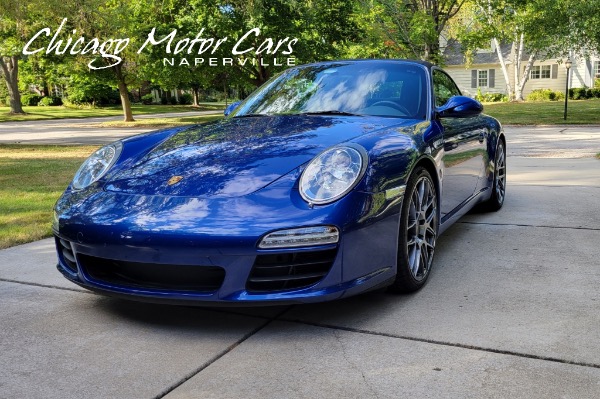 Used 2009 Porsche 911 Carrera S Convertible PDK Aqua Blue Metallic Paint for sale Sold at Chicago Motor Cars in West Chicago IL 60185 1
