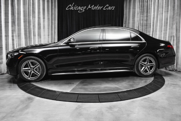 Used 2023 Mercedes-Benz S500 4 Matic Sedan AMG Sport Wheels Rear Seat Entertainment MSRP $133,385+ for sale Sold at Chicago Motor Cars in West Chicago IL 60185 1