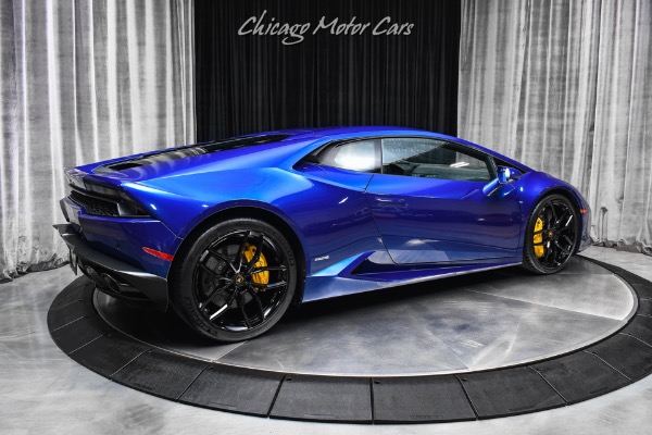 Used 2017 Lamborghini Huracan LP610-4 Coupe Front Axle Lifter Sensonum Sound Yellow Calipers Sport Exhaus for sale Sold at Chicago Motor Cars in West Chicago IL 60185 5