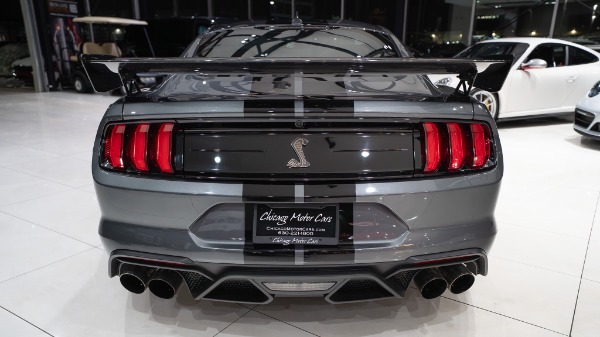 Used 2021 Ford Mustang Shelby GT500 only 600 Miles Golden Ticket CF Track Pkg Painted Stripes for sale Sold at Chicago Motor Cars in West Chicago IL 60185 4