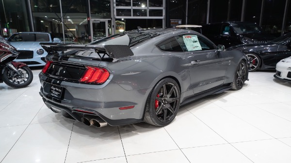 Used 2021 Ford Mustang Shelby GT500 only 600 Miles Golden Ticket CF Track Pkg Painted Stripes for sale Sold at Chicago Motor Cars in West Chicago IL 60185 5