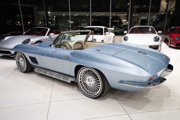 Used 1965 Chevrolet Corvette Convertible LS3 540HP 6.2 Restomod OVER $500k+ Build Best of the Best for sale $339,800 at Chicago Motor Cars in West Chicago IL 60185 2