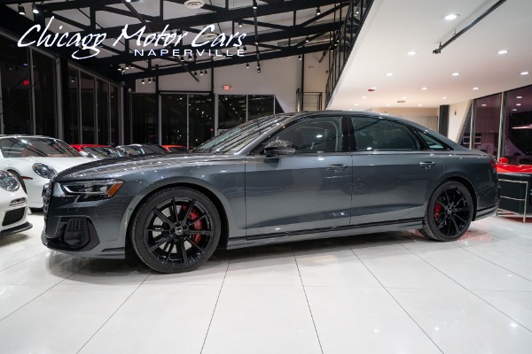 Used 2023 Audi S8 4.0T quattro Sedan Black Optic Pkg Executive Pkg Comfort Pkg for sale Sold at Chicago Motor Cars in West Chicago IL 60185 1