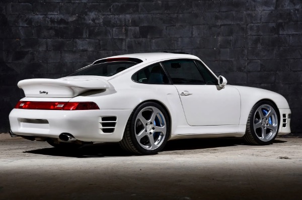Used 1996 Porsche 911 RUF Turbo R 490 HP 3.6 Liter White / Blue for sale Sold at Chicago Motor Cars in West Chicago IL 60185 2