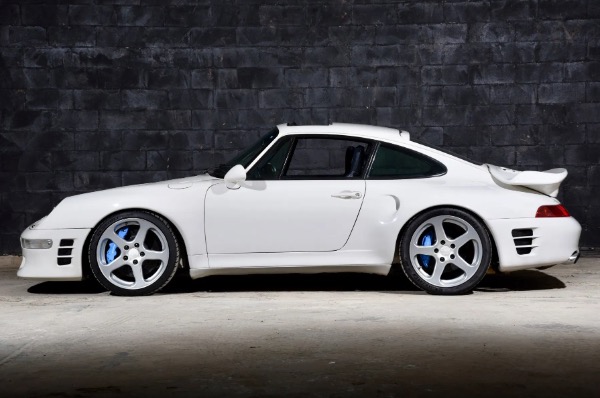 Used 1996 Porsche 911 RUF Turbo R 490 HP 3.6 Liter White / Blue for sale Sold at Chicago Motor Cars in West Chicago IL 60185 4