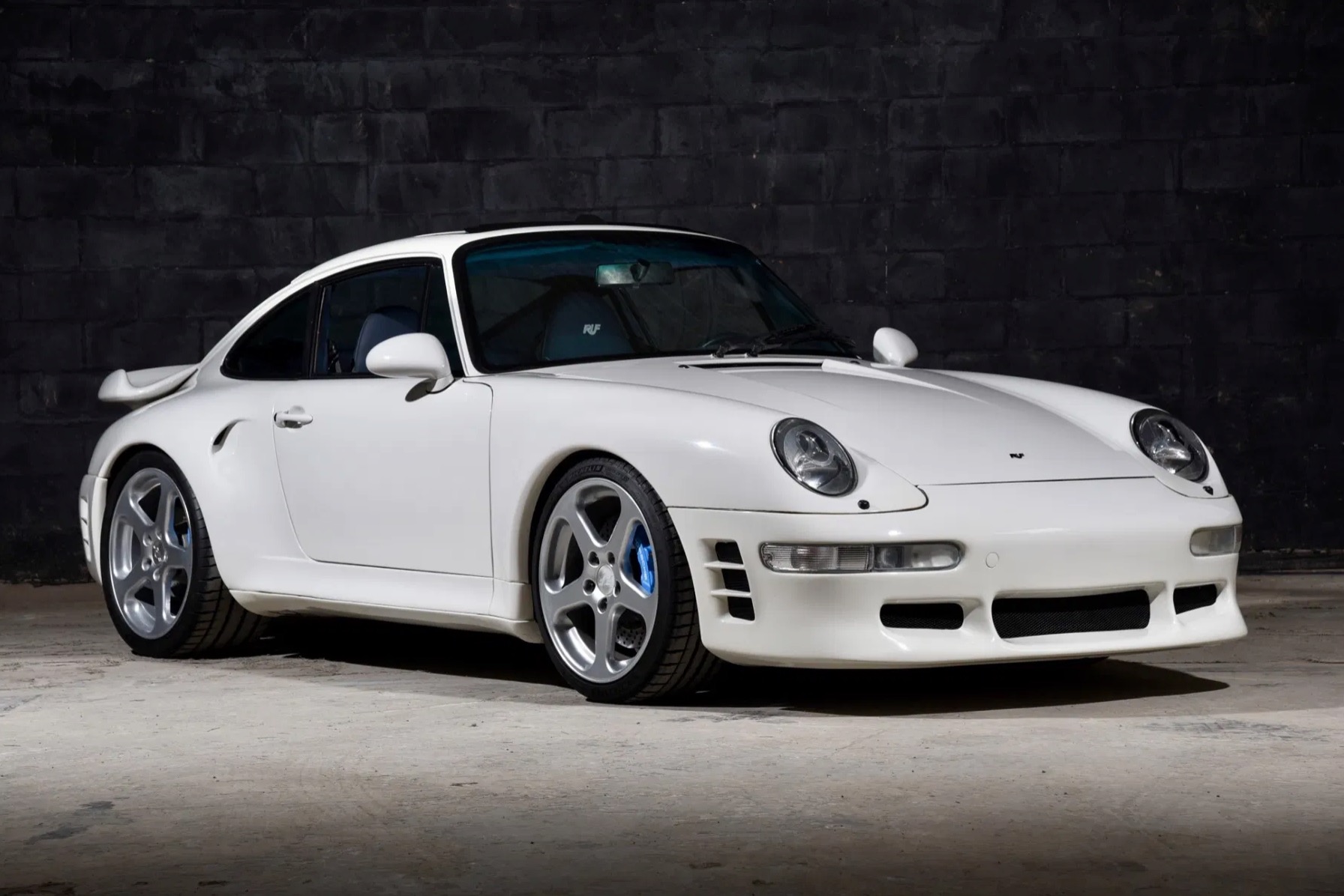 Used 1996 Porsche 911 RUF Turbo R 490 HP 3.6 Liter White / Blue Used 1996 Porsche 911 RUF Turbo R 490 HP 3.6 Liter White / Blue