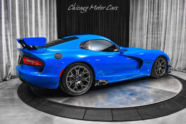 Used 2015 Dodge Viper SRT TA 2.0 Aero Package Time Attack Competition Blue Pearl Coat Serviced LOADED for sale Sold at Chicago Motor Cars in West Chicago IL 60185 5