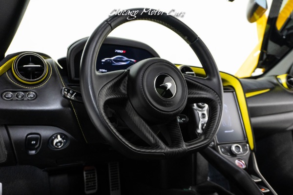 Used 2019 McLaren 720S Performance Volcano Yellow Front PPF Carbon Fiber Carbon Ceramics Lightweight Wheels for sale Sold at Chicago Motor Cars in West Chicago IL 60185 3