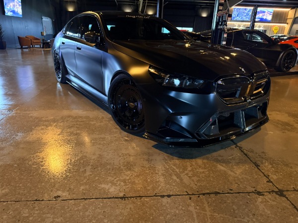 Used 2025 BMW M5 Custom Sedan Carbon, Executive & Driving Assist Pro Pkgs Carbon Fiber Trim for sale $169,500 at Chicago Motor Cars in West Chicago IL 60185 1