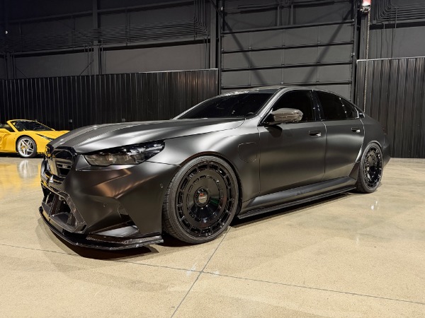 Used 2025 BMW M5 Custom Sedan Carbon, Executive & Driving Assist Pro Pkgs Carbon Fiber Trim for sale $169,800 at Chicago Motor Cars in West Chicago IL