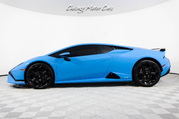 Used 2023 Lamborghini Huracan Tecnica Blu Cepheus Full PPF Only 8K Miles Front Lifter Loaded for sale Sold at Chicago Motor Cars in West Chicago IL 60185 2