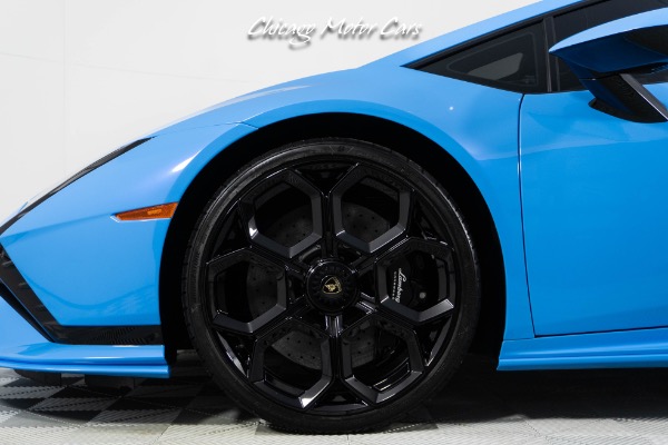 Used 2023 Lamborghini Huracan Tecnica Blu Cepheus Full PPF Only 8K Miles Front Lifter Loaded for sale Sold at Chicago Motor Cars in West Chicago IL 60185 3