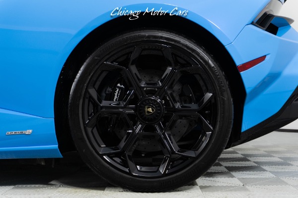 Used 2023 Lamborghini Huracan Tecnica Blu Cepheus Full PPF Only 8K Miles Front Lifter Loaded for sale Sold at Chicago Motor Cars in West Chicago IL 60185 4