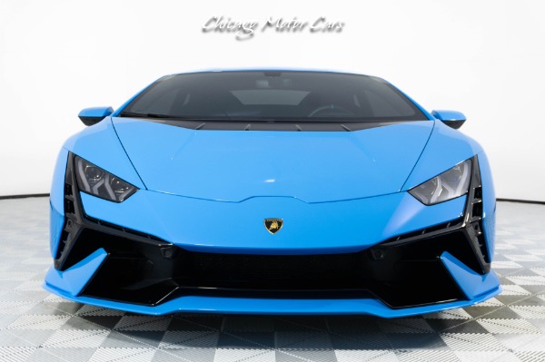 Used 2023 Lamborghini Huracan Tecnica Blu Cepheus Full PPF Only 8K Miles Front Lifter Loaded for sale Sold at Chicago Motor Cars in West Chicago IL 60185 6
