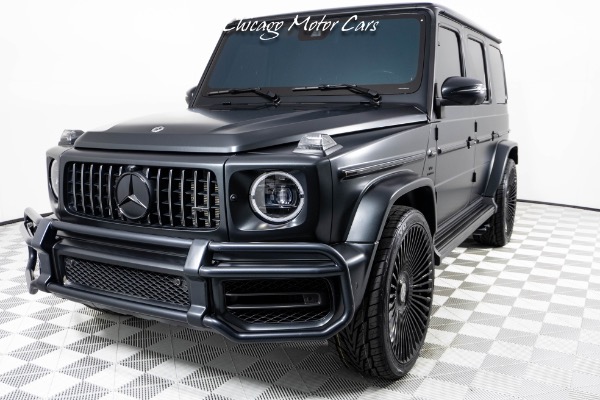 Used 2022 Mercedes-Benz G-Class AMG G63 Night Black Magno Night Pack Forgiato Wheels Loaded for sale Sold at Chicago Motor Cars in West Chicago IL 60185 6