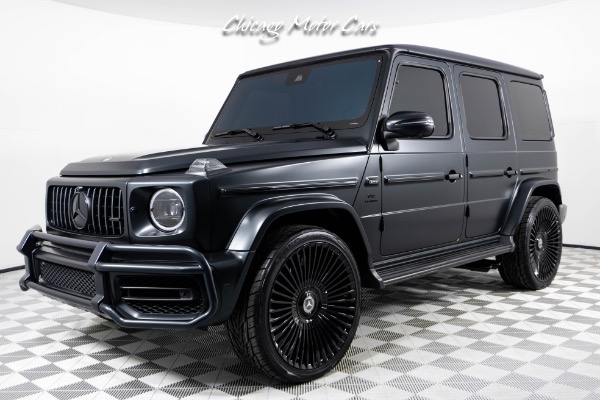 Used 2022 Mercedes-Benz G-Class AMG G63 Night Black Magno Night Pack Forgiato Wheels Loaded for sale Sold at Chicago Motor Cars in West Chicago IL 60185 1