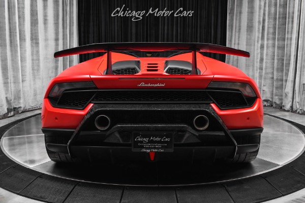 Used 2018 Lamborghini Huracan LP640-4 Performante Spyder Only 18k Miles Serviced Carbon Fiber LOADED for sale Sold at Chicago Motor Cars in West Chicago IL 60185 4