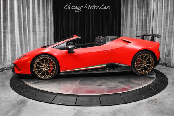 Used 2018 Lamborghini Huracan LP640-4 Performante Spyder Only 18k Miles Serviced Carbon Fiber LOADED for sale Sold at Chicago Motor Cars in West Chicago IL 60185 1
