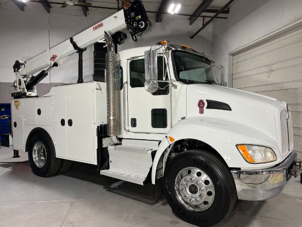 Used 2016 Kenworth T270 Service Truck W/ Crane for sale $99,800 at Chicago Motor Cars in West Chicago IL 60185 4