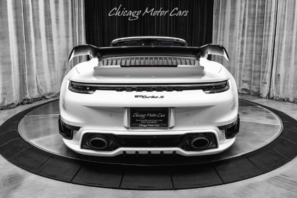 Used 2023 Porsche 911 Turbo S Cabriolet Full Techart Body Kit PCCBs Burmester Surround Sound ANRKY Wheels for sale Sold at Chicago Motor Cars in West Chicago IL 60185 4