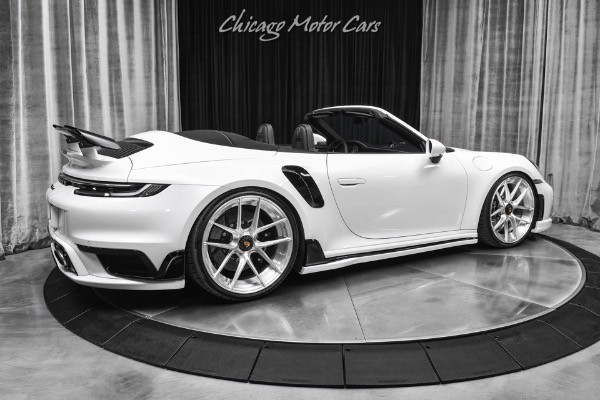 Used 2023 Porsche 911 Turbo S Cabriolet Full Techart Body Kit PCCBs Burmester Surround Sound ANRKY Wheels for sale Sold at Chicago Motor Cars in West Chicago IL 60185 5