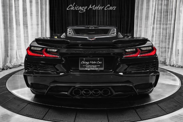 Used 2024 Chevrolet Corvette Z06 Coupe 3LZ Only 4K Miles Front Lifter Carbon Fiber Interior Trim LOADED for sale Sold at Chicago Motor Cars in West Chicago IL 60185 4