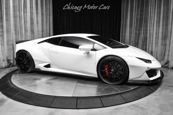 Used 2016 Lamborghini Huracan LP 580-2 Liberty Walk Widebody Thousands in Upgrades Axle Lifter for sale $239,800 at Chicago Motor Cars in West Chicago IL 60185 6