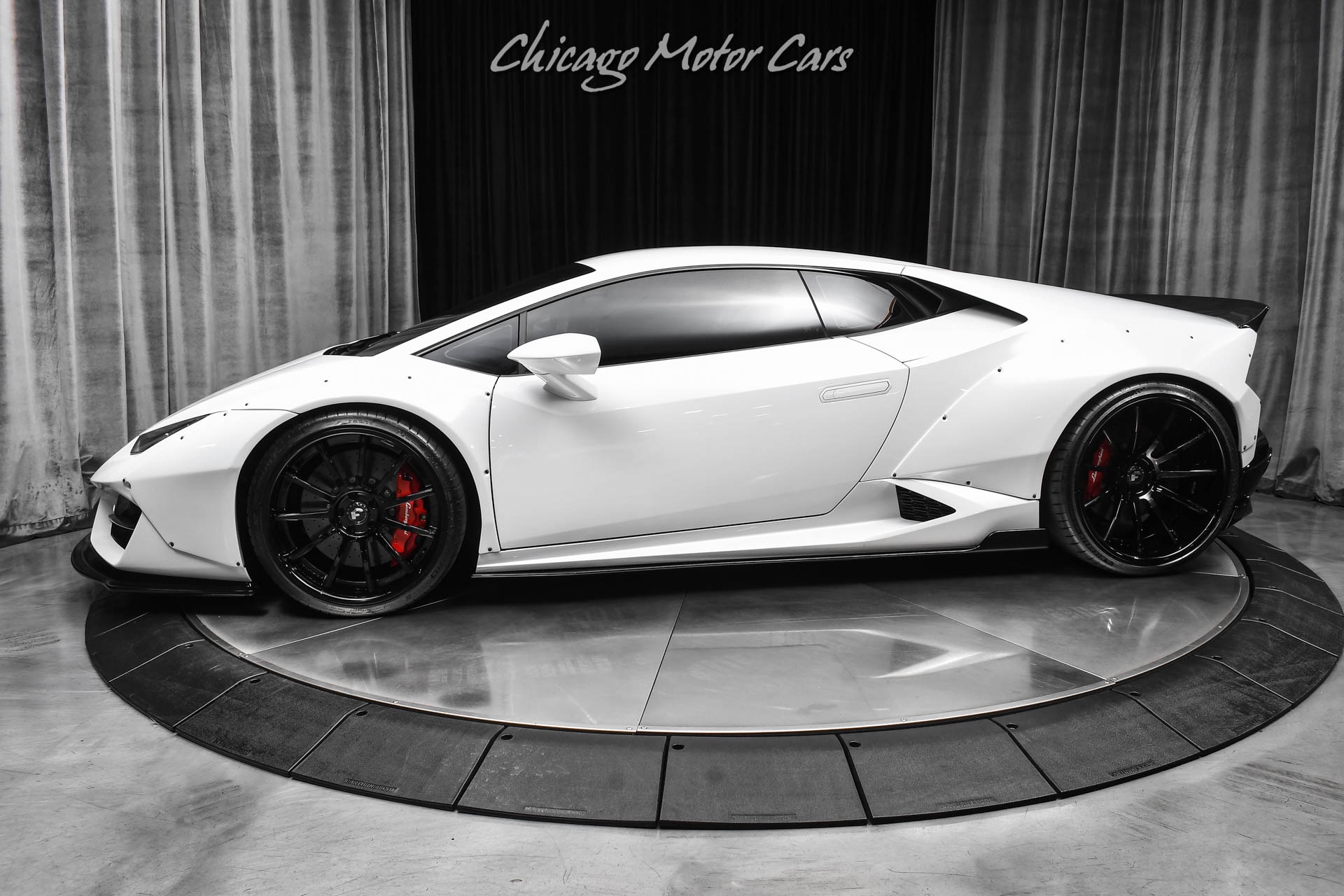 Used 2016 Lamborghini Huracan LP 580-2 Liberty Walk Widebody Thousands in Upgrades Axle Lifter for sale $239,800 at Chicago Motor Cars in West Chicago IL 60185 1
