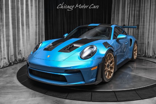 Used 2025 Porsche 911 GT3 RS Sonderwunsch Commissioning Special Wishes PTS South Sea Blue Metallic for sale Sold at Chicago Motor Cars in West Chicago IL 60185 2